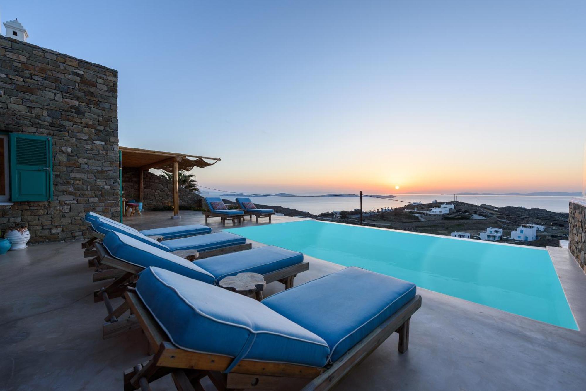 Villa Joy - Sunset Sea View Villa Mykonos Town Exterior photo
