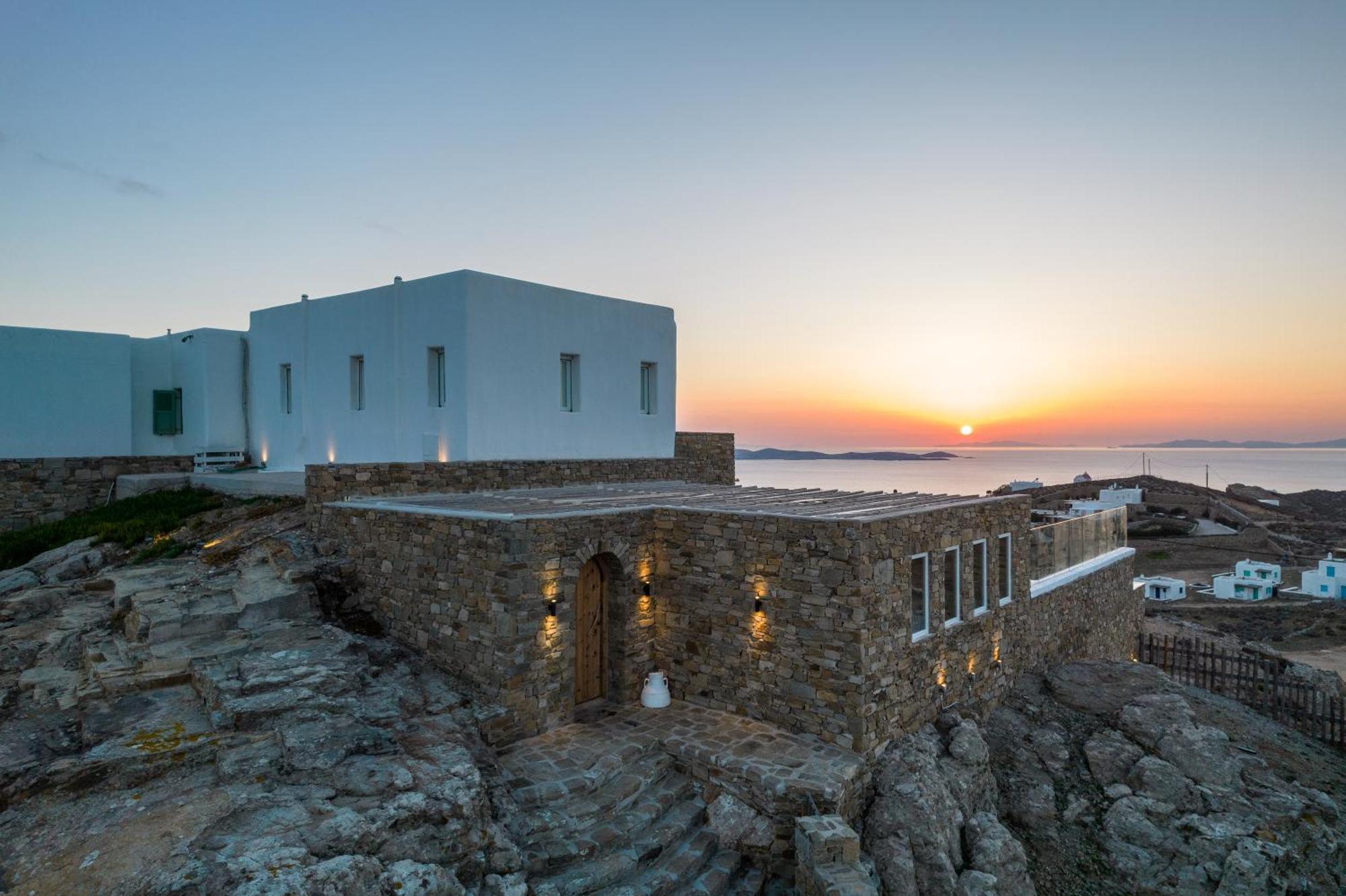 Villa Joy - Sunset Sea View Villa Mykonos Town Exterior photo